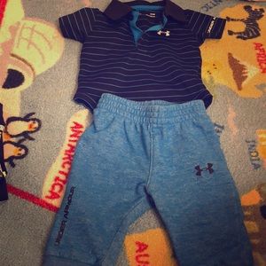 Underarm polo and pants!